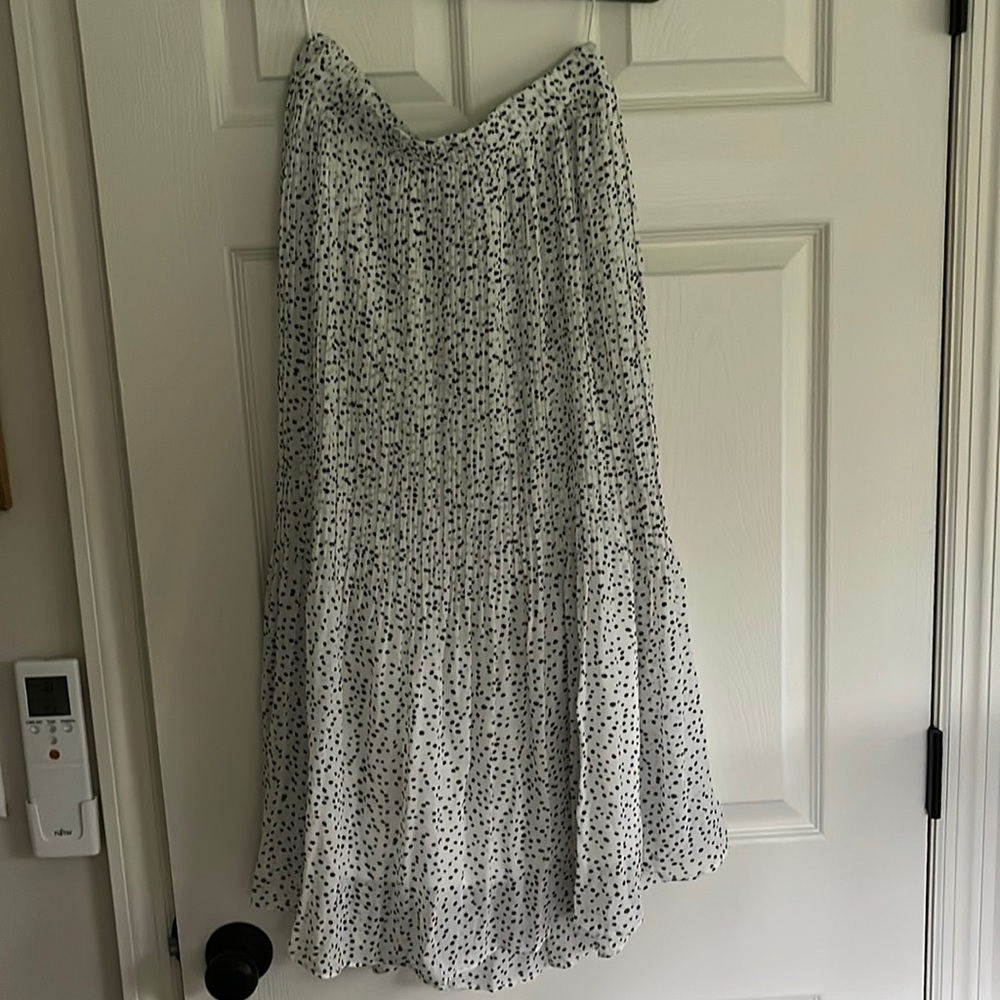 White Polka Dot Skirt